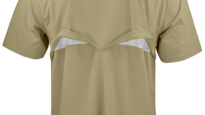 Short Sleeve Western Pearl Snap Flex Shirt - Sands Tan