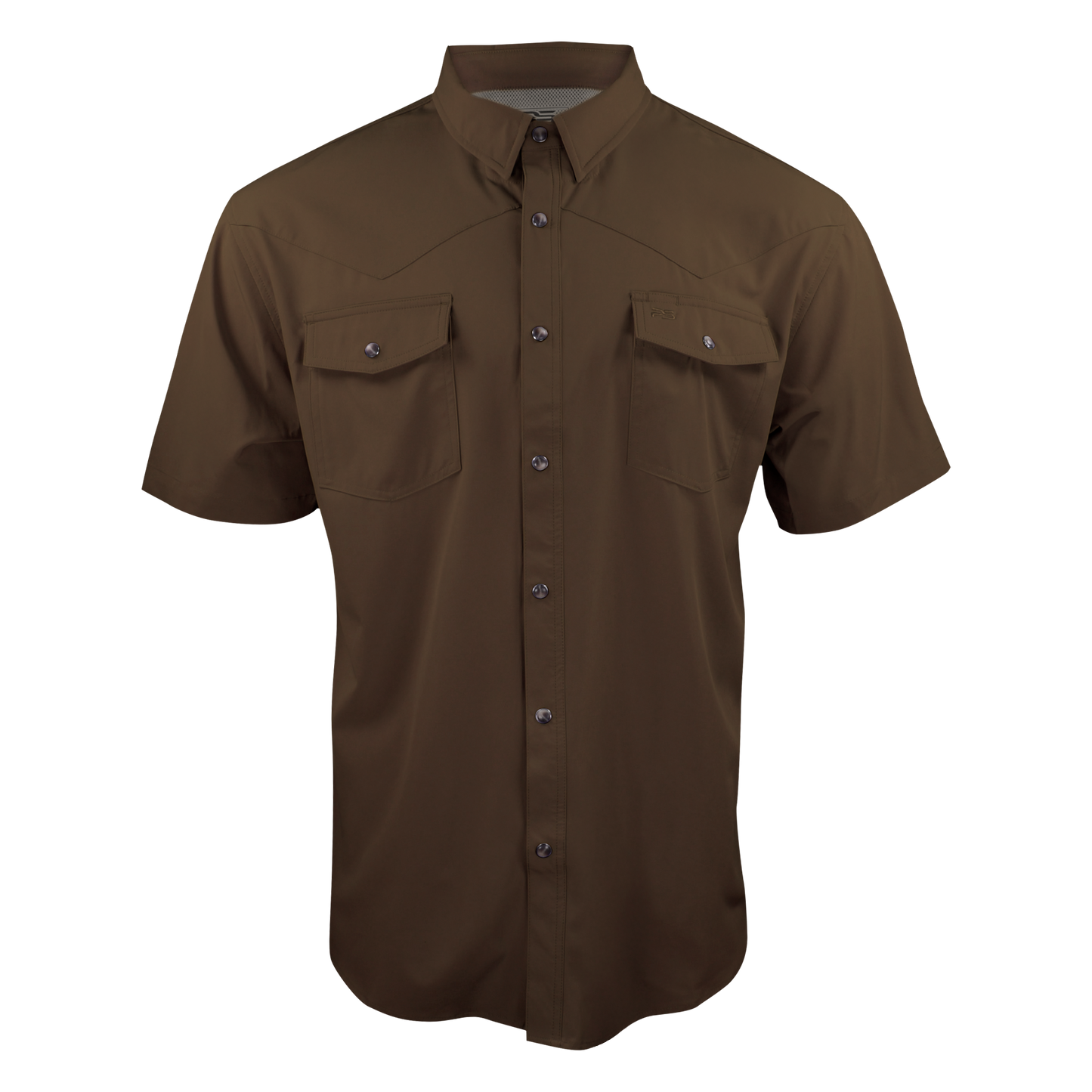 PS220SS Short Sleeve Premium Western Pearl Snap Flex Shirt-Umber