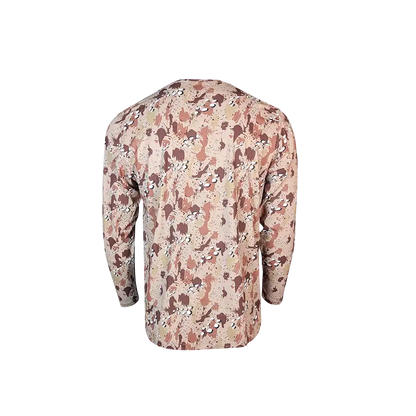 ProTek™ Camo Long Sleeve Crew Neck - Chocolate Chip