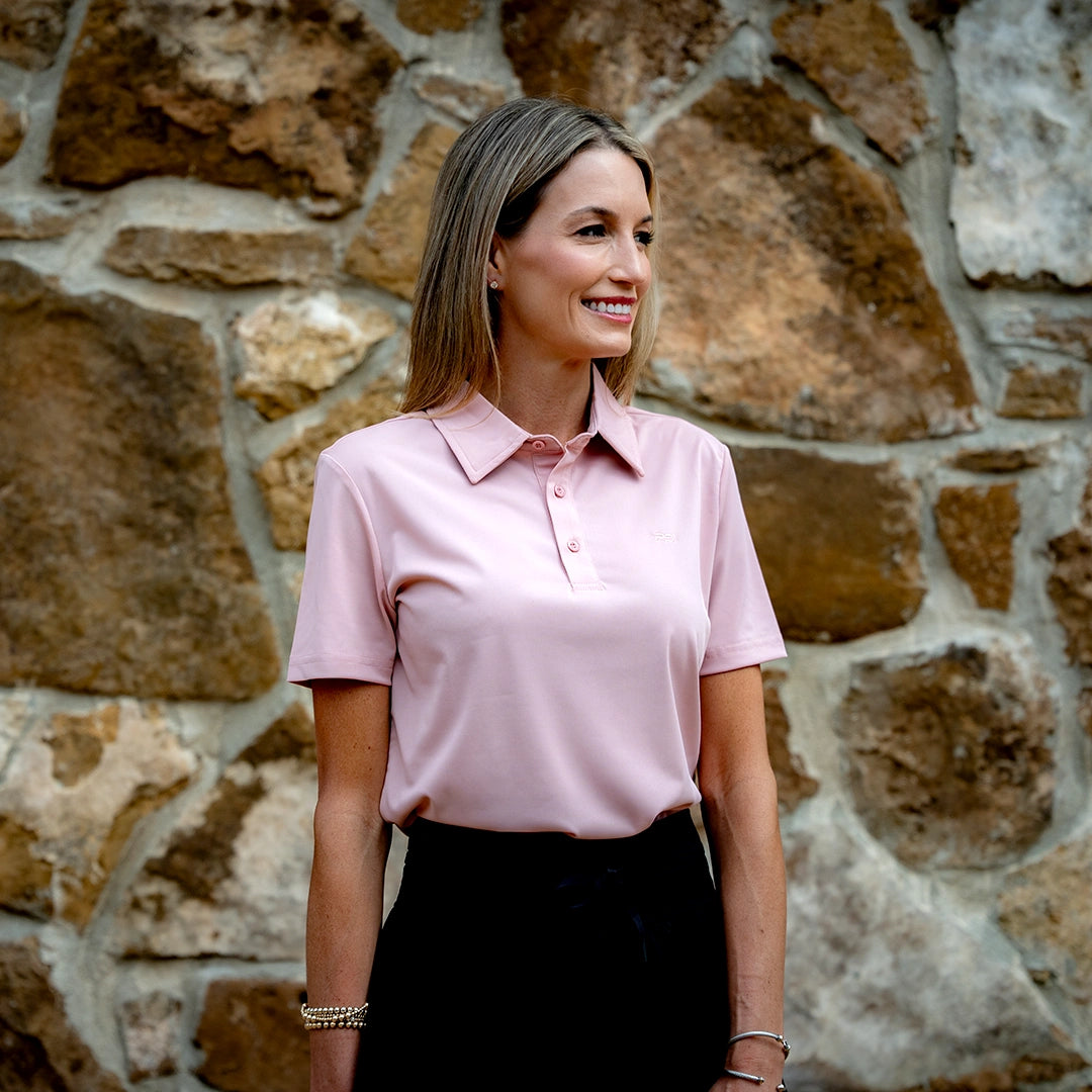 ProTek™ Women's Polo - Blush Pink