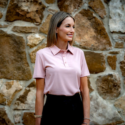 ProTek™ Women's Polo - Blush Pink