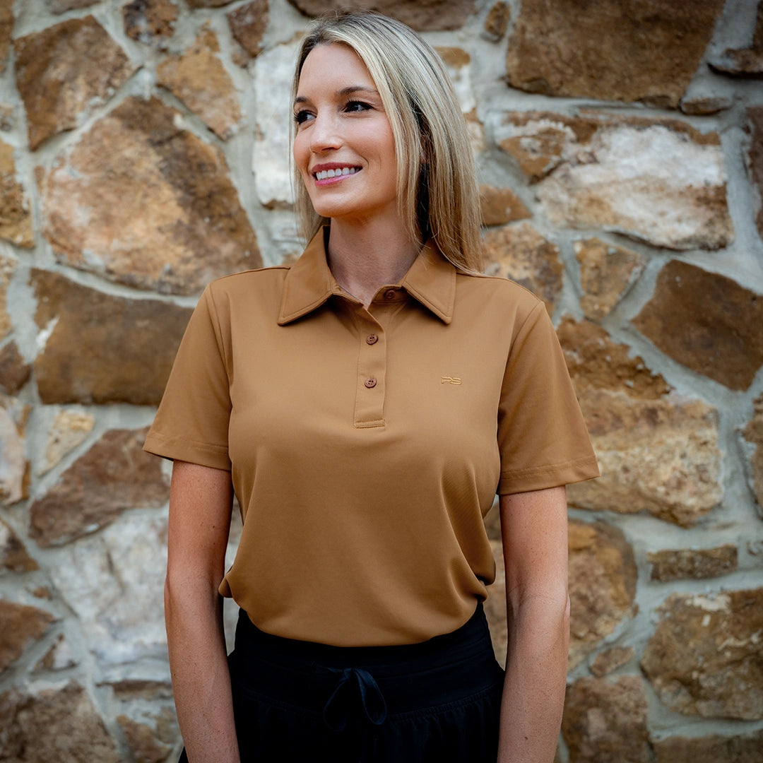 ProTek™ Women's Polo - Sienna Brown