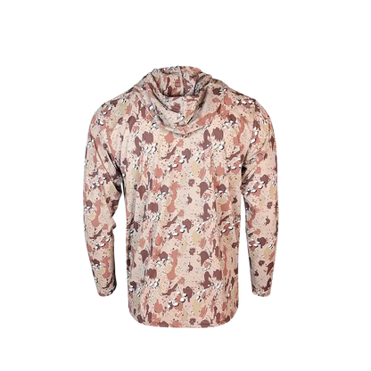 ProTek™ Camo Long Sleeve Hoodie - Chocolate Chip