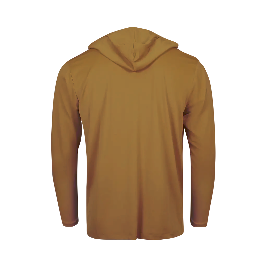 PS300H Long Sleeve Performance Fishing Hoodie - Sienna Brown