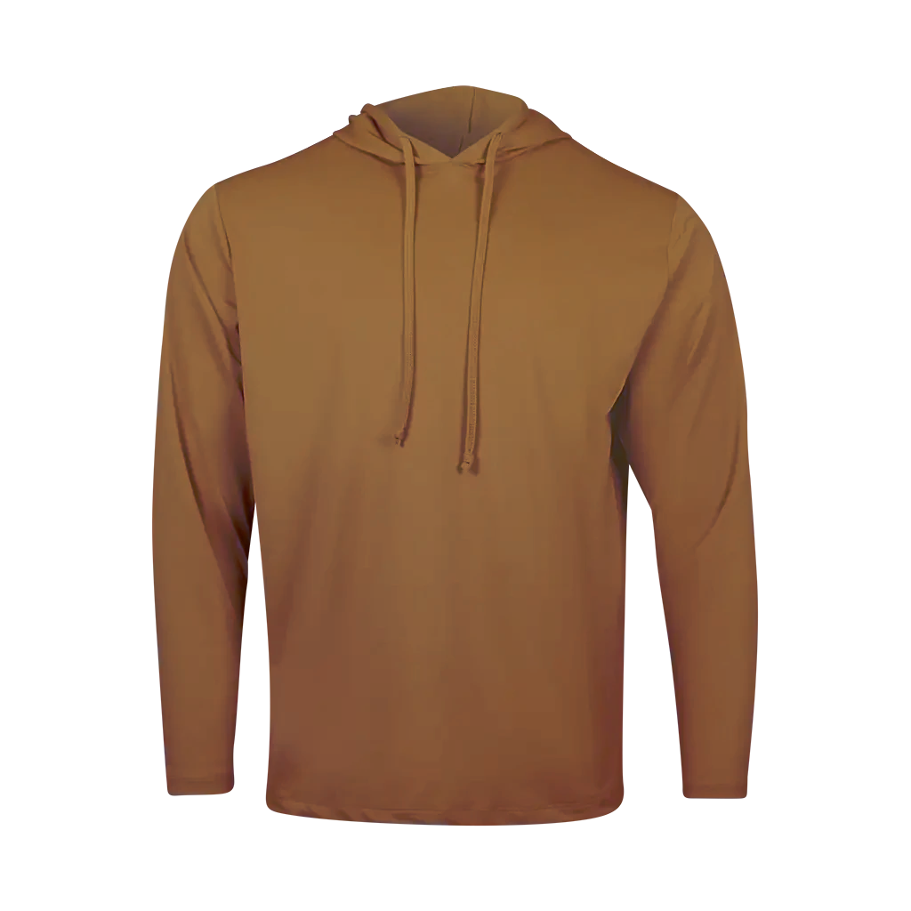 PS300H Long Sleeve Performance Fishing Hoodie - Sienna Brown