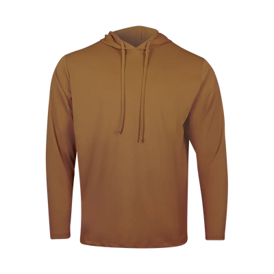 PS300H Long Sleeve Performance Fishing Hoodie - Sienna Brown
