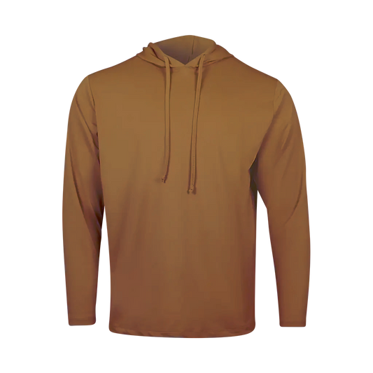 PS300H Long Sleeve Performance Fishing Hoodie - Sienna Brown