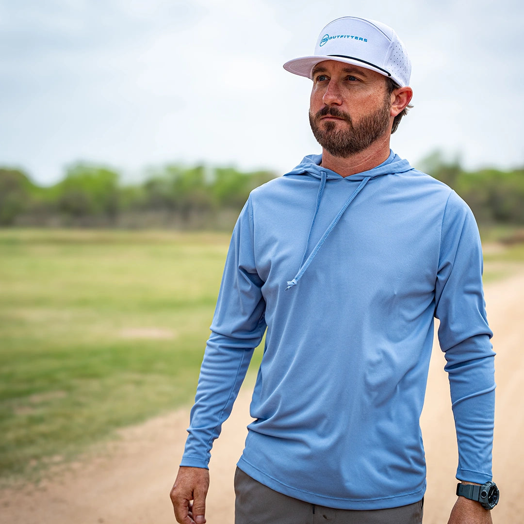 ProTek™ Long Sleeve Hoodie - Coastal Blue