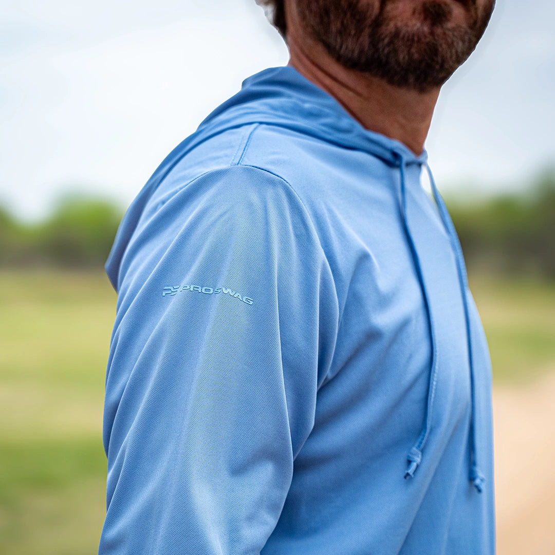 ProTek™ Long Sleeve Hoodie - Coastal Blue