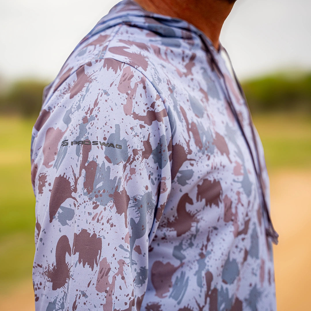 ProTek™ Camo Long Sleeve Hoodie - Glacial