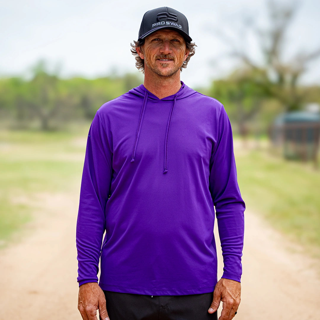 ProTek™ Long Sleeve Hoodie - Indigo Purple