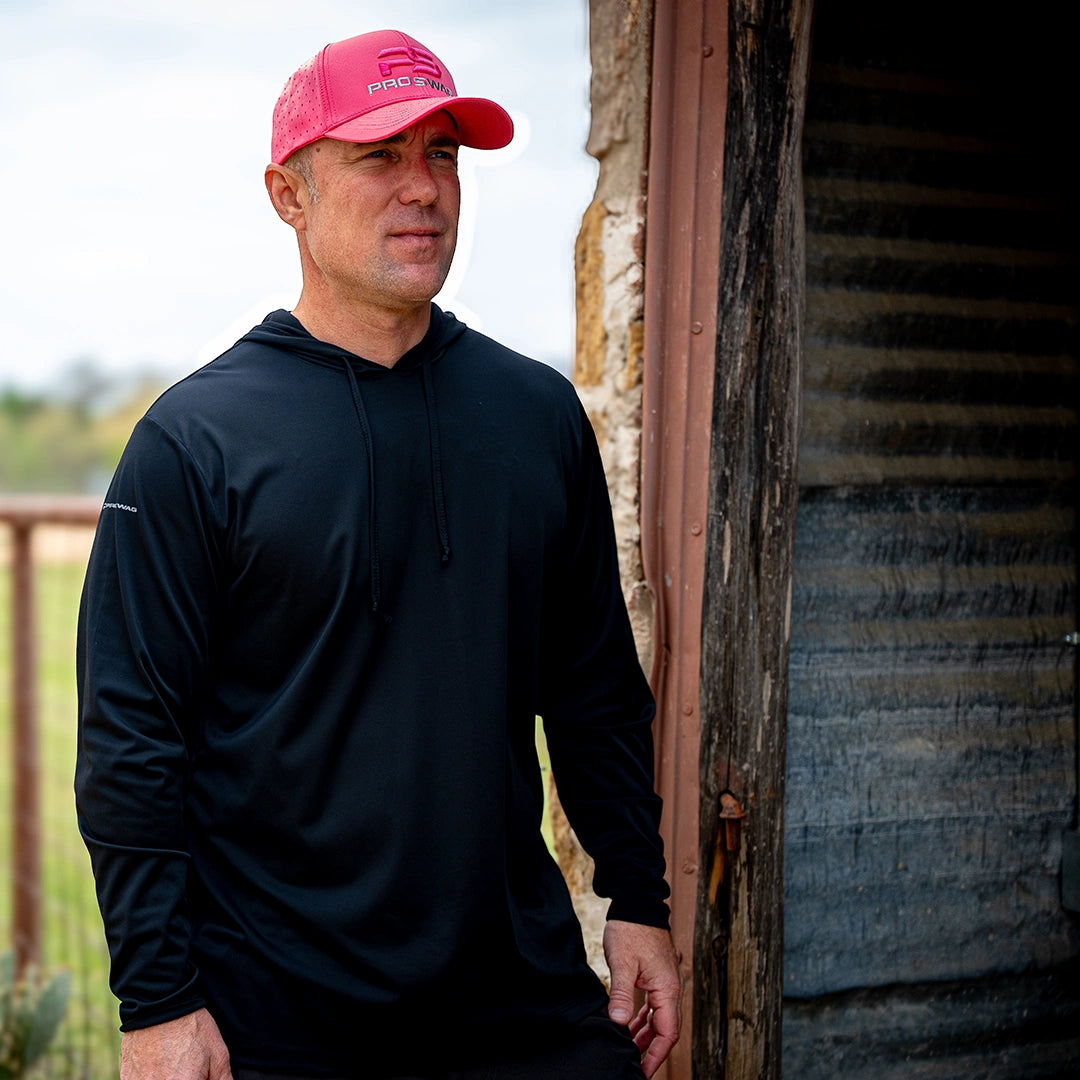 ProTek™ Long Sleeve Hoodie - Sable Black