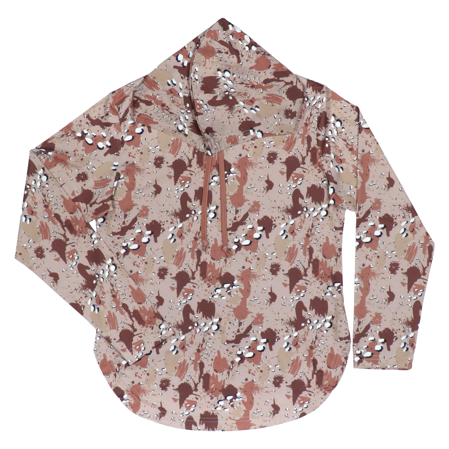 ProTek™ Women's Camo Long Sleeve Hoodie - Chocolate Chip