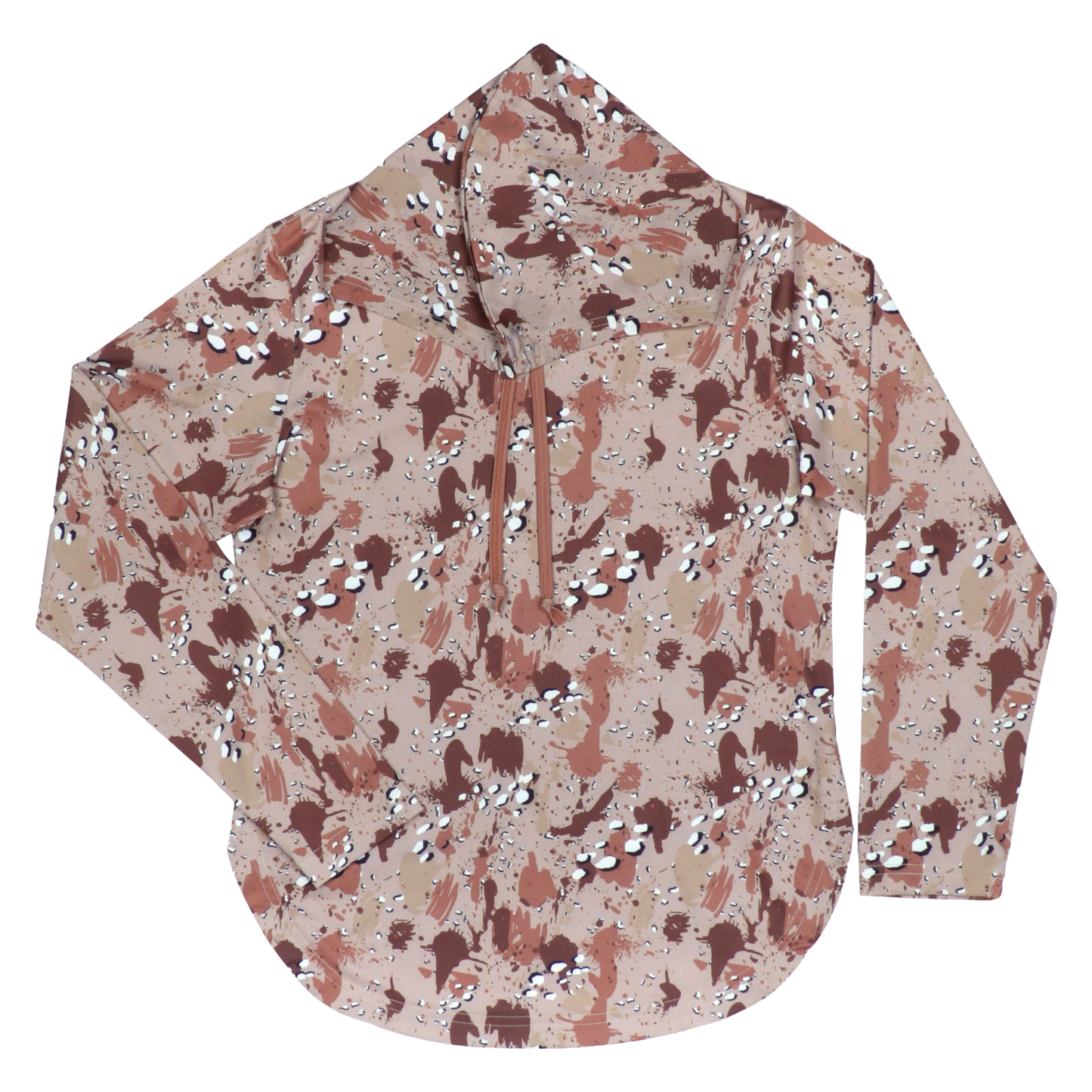 ProTek™ Women's Camo Long Sleeve Hoodie - Chocolate Chip