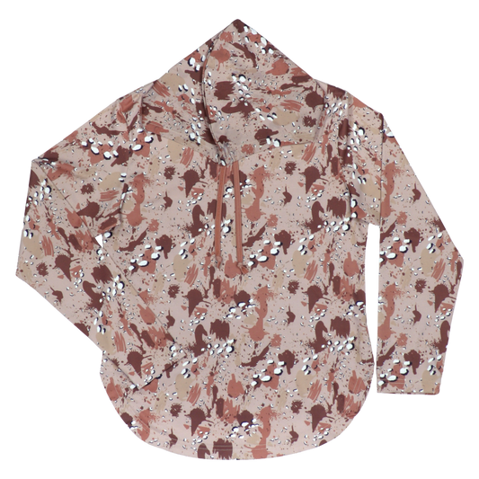 ProTek™ Women's Camo Long Sleeve Hoodie - Chocolate Chip
