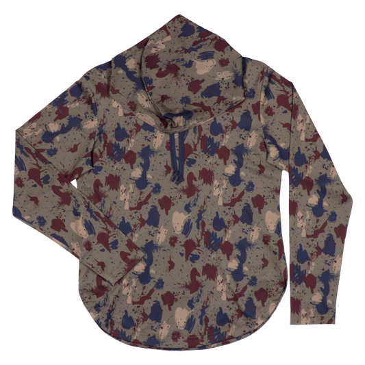 ProTek™ Women's Camo Long Sleeve Hoodie - Clay