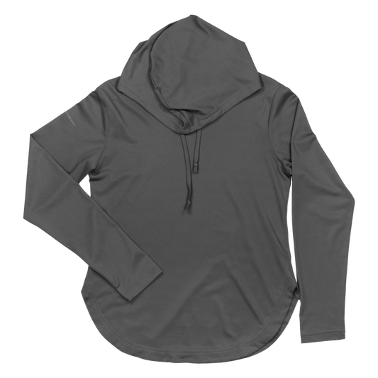 ProTek™ Women's Long Sleeve Hoodie - Fossil Gray