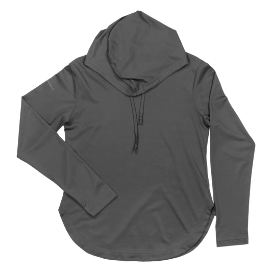 ProTek™ Women's Long Sleeve Hoodie - Fossil Gray