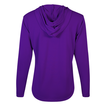 ProTek™ Women's Long Sleeve Hoodie - Indigo Purple