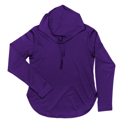 ProTek™ Women's Long Sleeve Hoodie - Indigo Purple