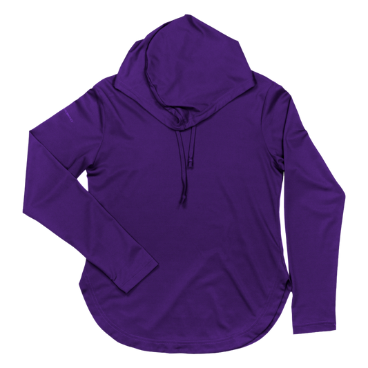 ProTek™ Women's Long Sleeve Hoodie - Indigo Purple