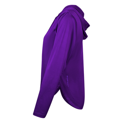ProTek™ Women's Long Sleeve Hoodie - Indigo Purple