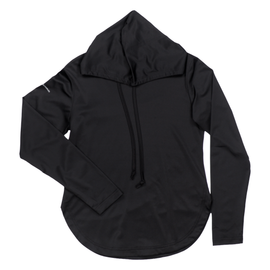 ProTek™ Women's Long Sleeve Hoodie - Sable Black