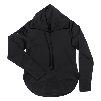 ProTek™ Women's Long Sleeve Hoodie - Sable Black