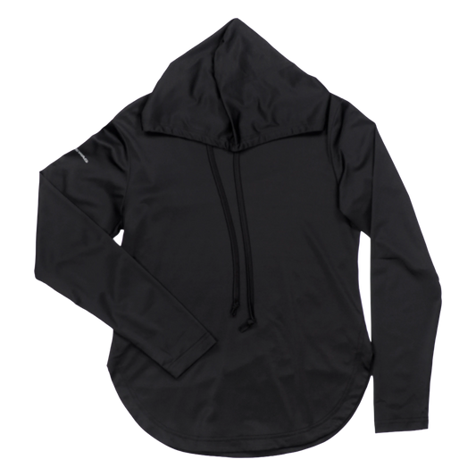 ProTek™ Women's Long Sleeve Hoodie - Sable Black