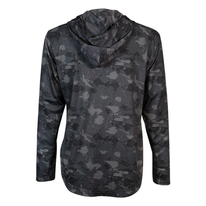 ProTek™ Women's Camo Long Sleeve Hoodie - Volcanic