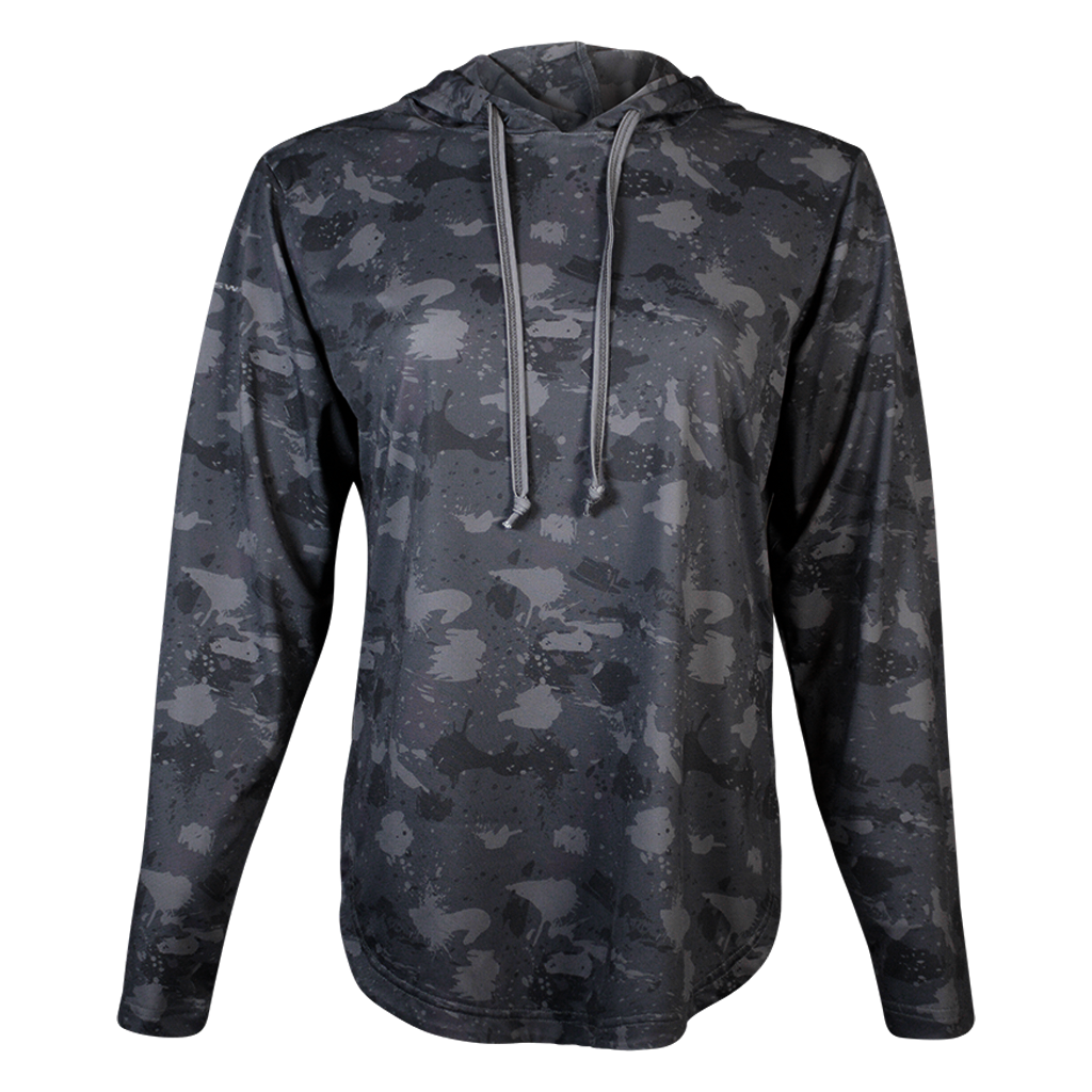 ProTek™ Women's Camo Long Sleeve Hoodie - Volcanic