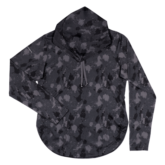 ProTek™ Women's Camo Long Sleeve Hoodie - Volcanic
