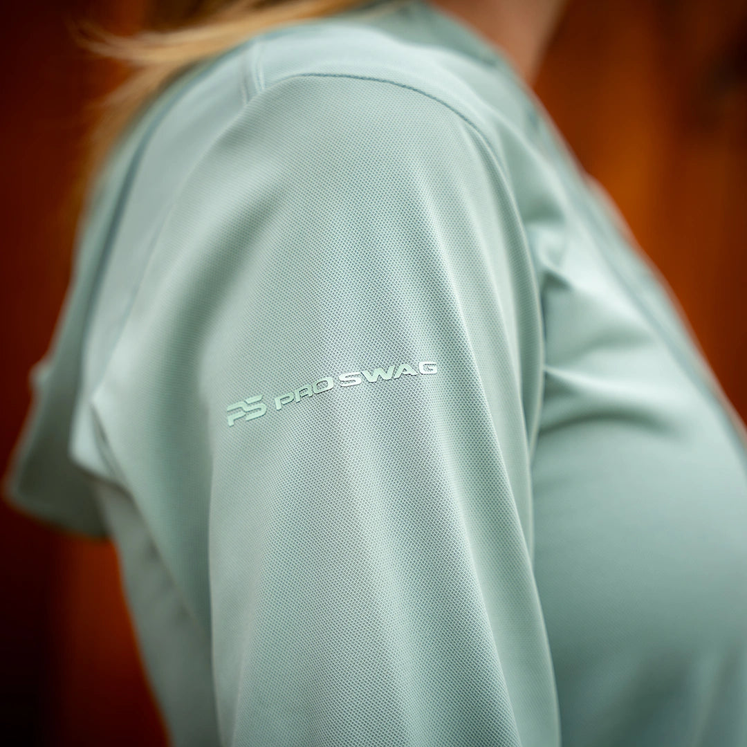 ProTek™ Women's Long Sleeve Hoodie - Seafoam Green
