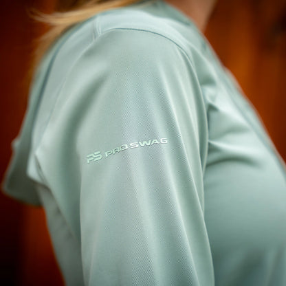 ProTek™ Women's Long Sleeve Hoodie - Seafoam Green