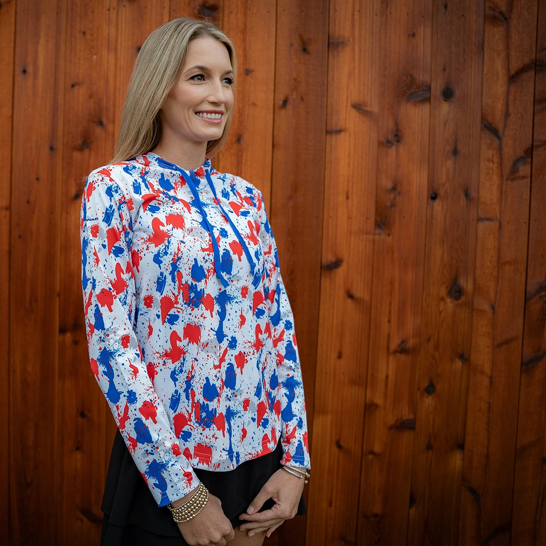 ProTek™ Women's Camo Long Sleeve Hoodie - Valor