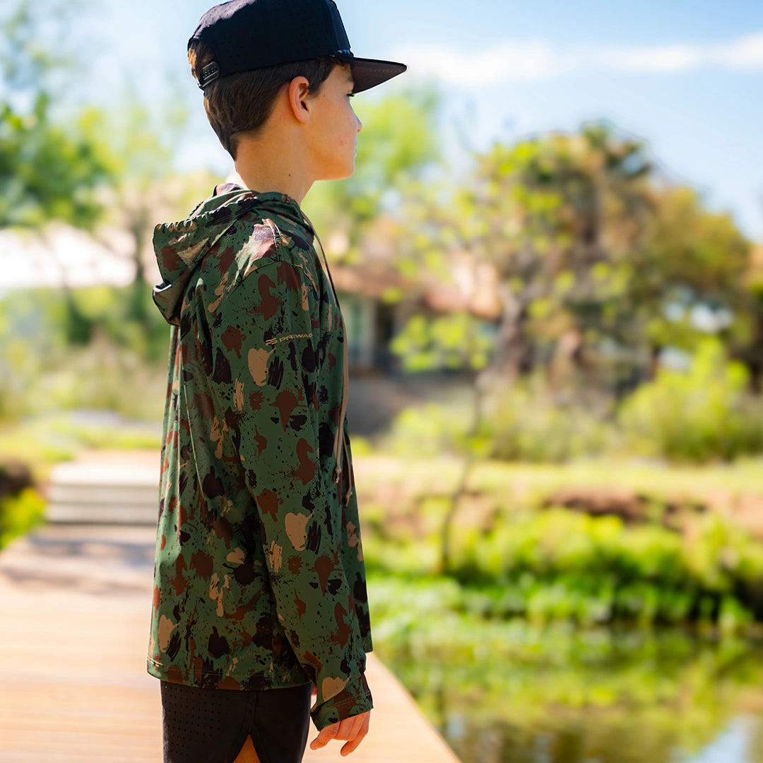 ProTek™ Youth Camo Long Sleeve Hoodie - Artemis