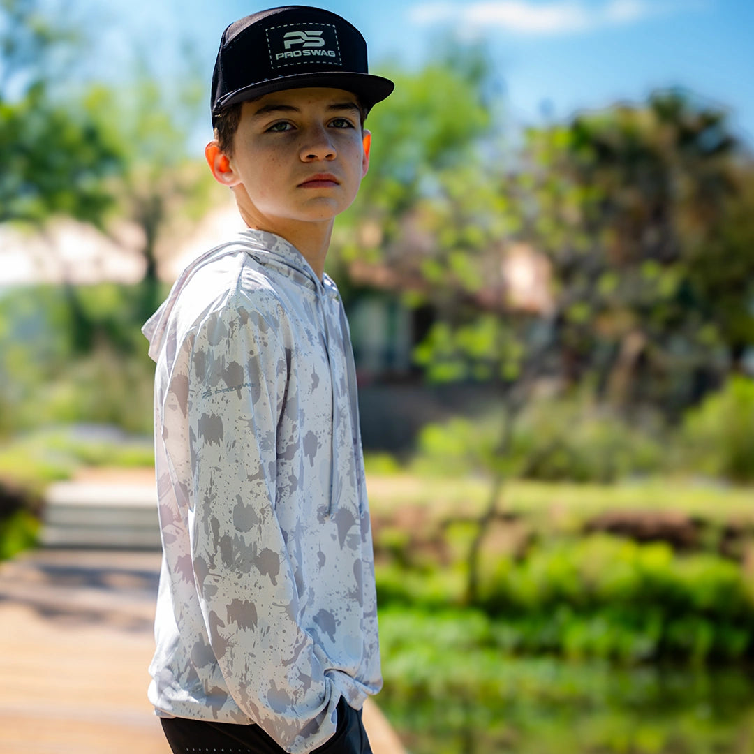 ProTek™ Youth Camo Long Sleeve Hoodie - Origin