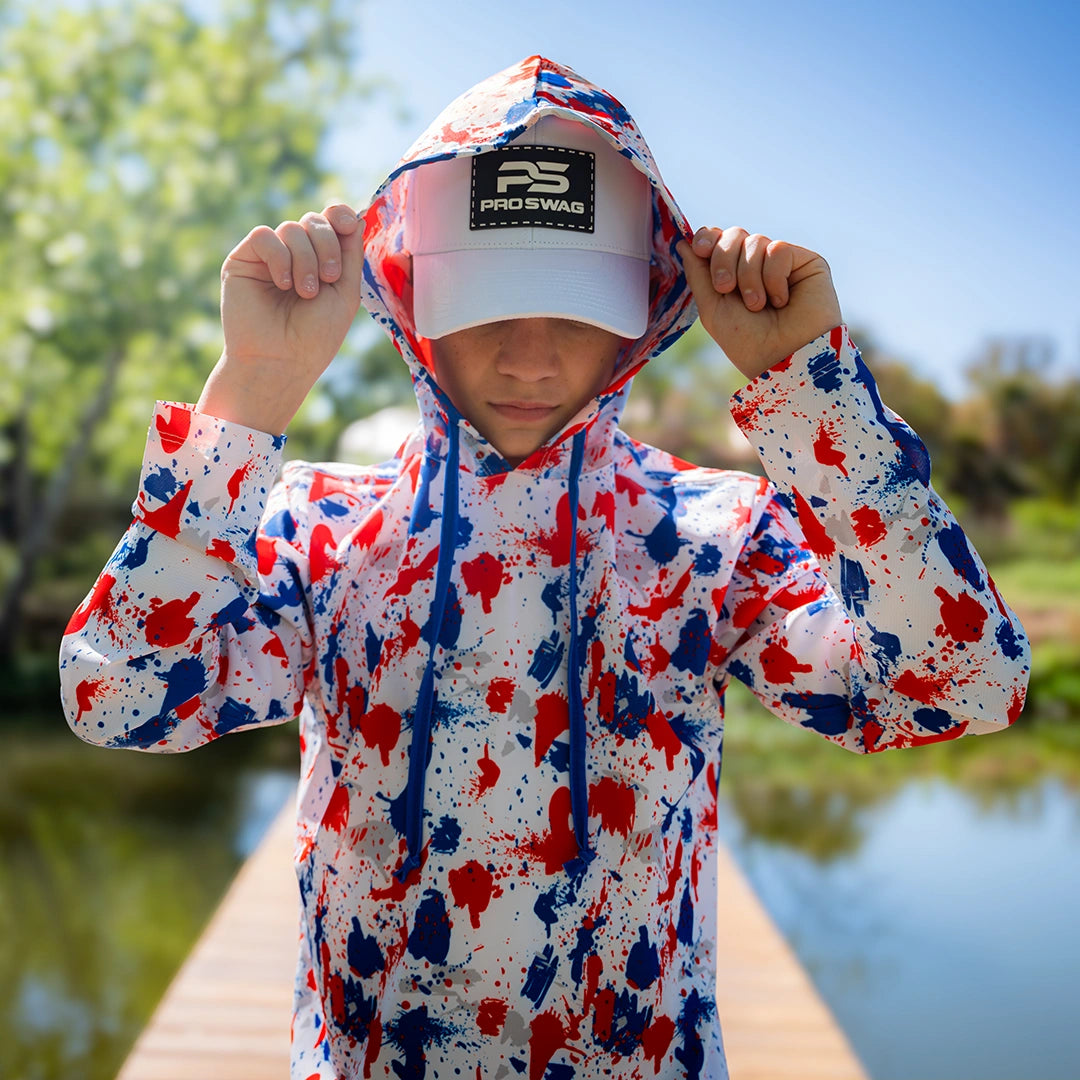 ProTek™ Youth Camo Long Sleeve Hoodie - Valor