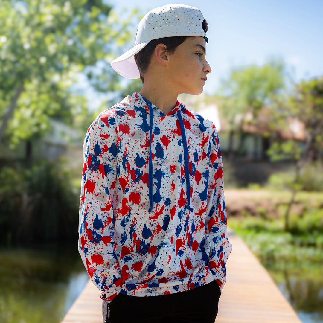 ProTek™ Youth Camo Long Sleeve Hoodie - Valor