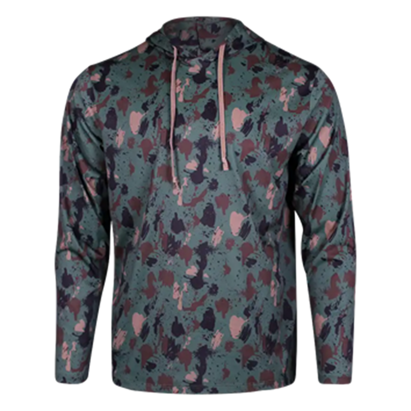 PS300H Long Sleeve Performance Fishing Hoodie-Artemis Camo 10