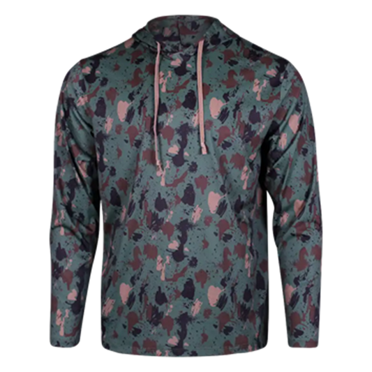 PS300H Long Sleeve Performance Fishing Hoodie-Artemis Camo 10