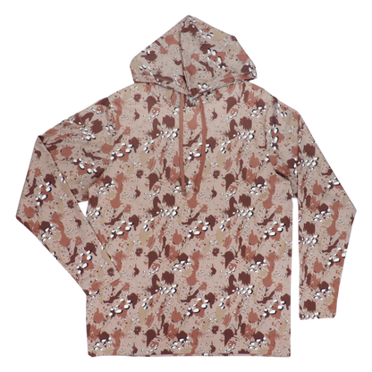 ProTek™ Camo Long Sleeve Hoodie - Chocolate Chip