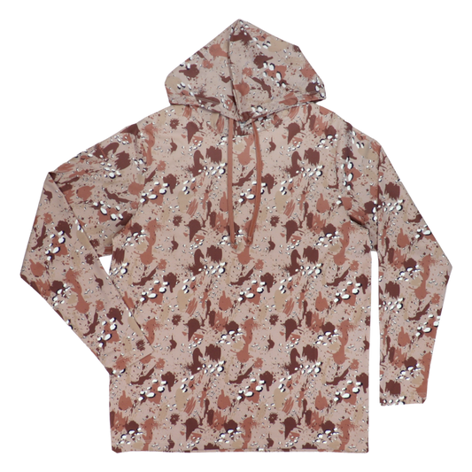ProTek™ Camo Long Sleeve Hoodie - Chocolate Chip