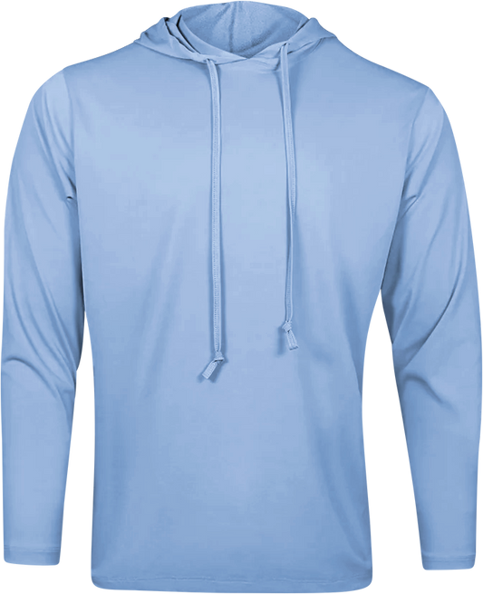 PS300H Long Sleeve Performance Fishing Hoodie - Coastal Blue