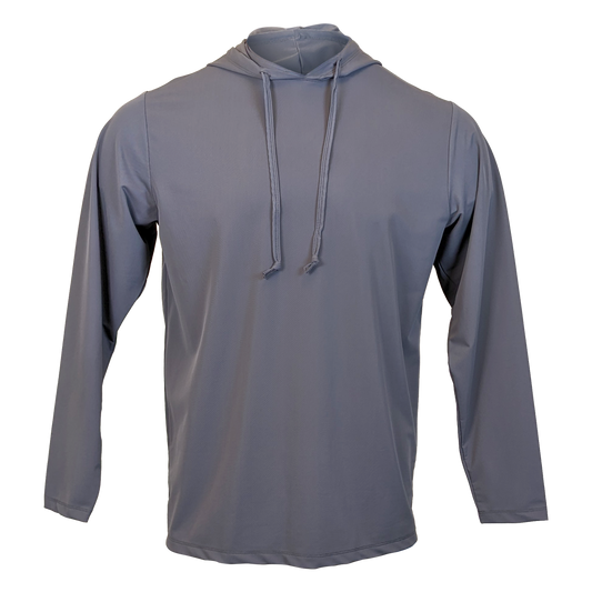 PS300H Long Sleeve Performance Fishing Hoodie - Fossil Gray
