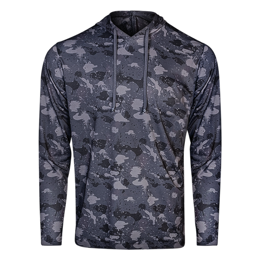 PS300H Long Sleeve Performance Fishing Hoodie - Volcanic Camo 5