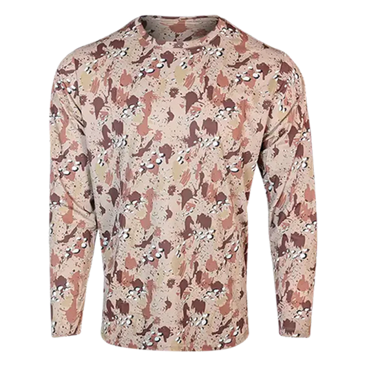 PS300 Long Sleeve Performance Fishing Shirt Chocolate Chip Camo 13