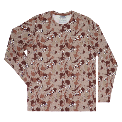 ProTek™ Camo Long Sleeve Crew Neck - Chocolate Chip