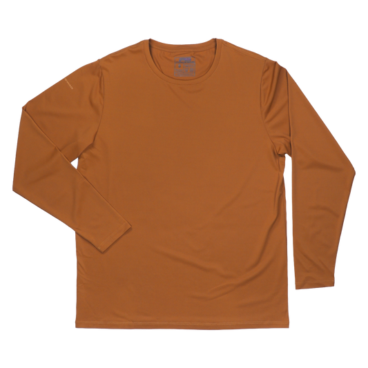 ProTek™ Long Sleeve Crew Neck - Sienna Brown