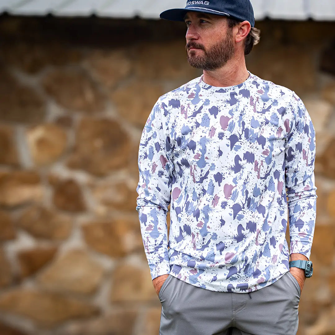 ProTek™ Camo Long Sleeve Crew Neck - Arctic